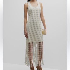 Jonathan Simkhai Fringe Janette Dress